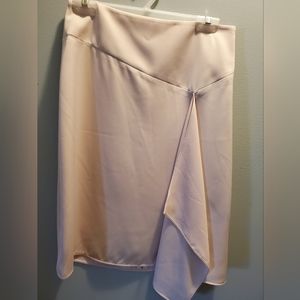 DKNY Womens Pink Ruffled Below The Knee Pencil Skirt Size 6